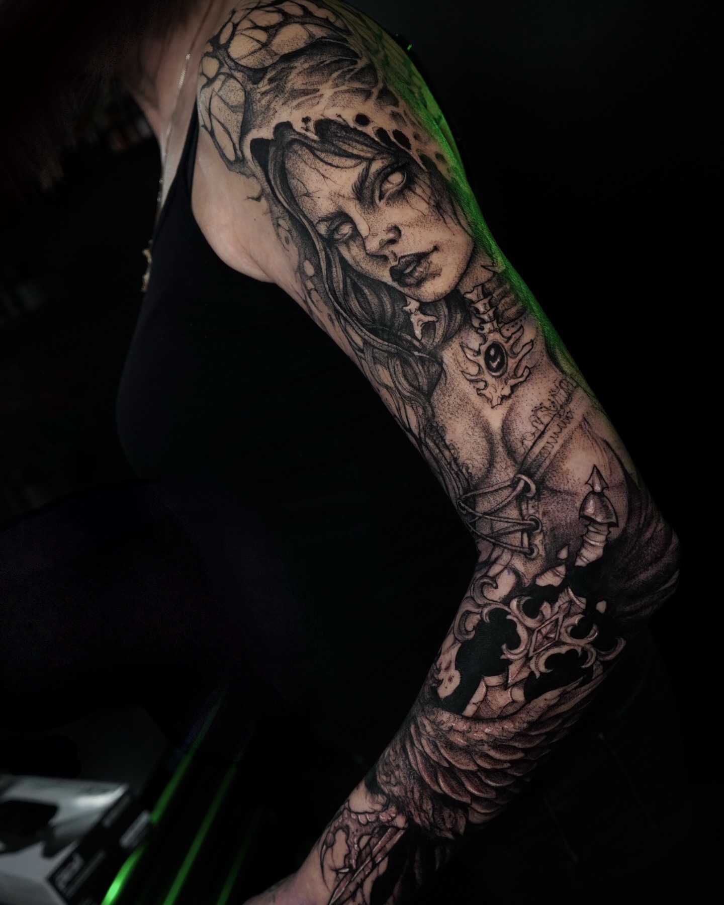 Gothic Fallen Angel Tattoo Tattoo Design