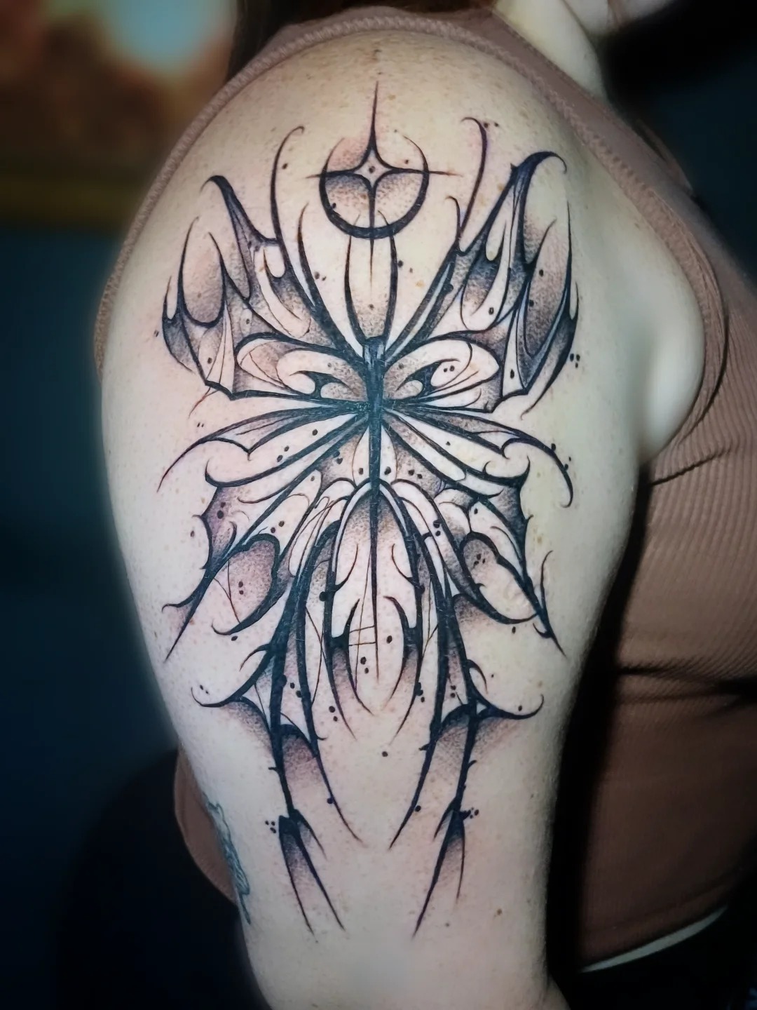 Lunar Moth Dark Feminine Tattoo Tattoo Design