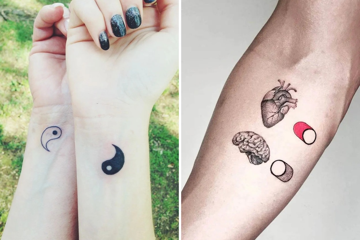 21+ Small Exploring the Art of Minimalist Psychology Tattoo Ideas With Inspiring Artistic Placement Featured Lookbook Collage