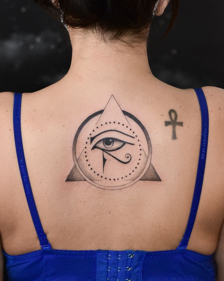 Radiant Eye of Horus Arm Design Tattoo Design