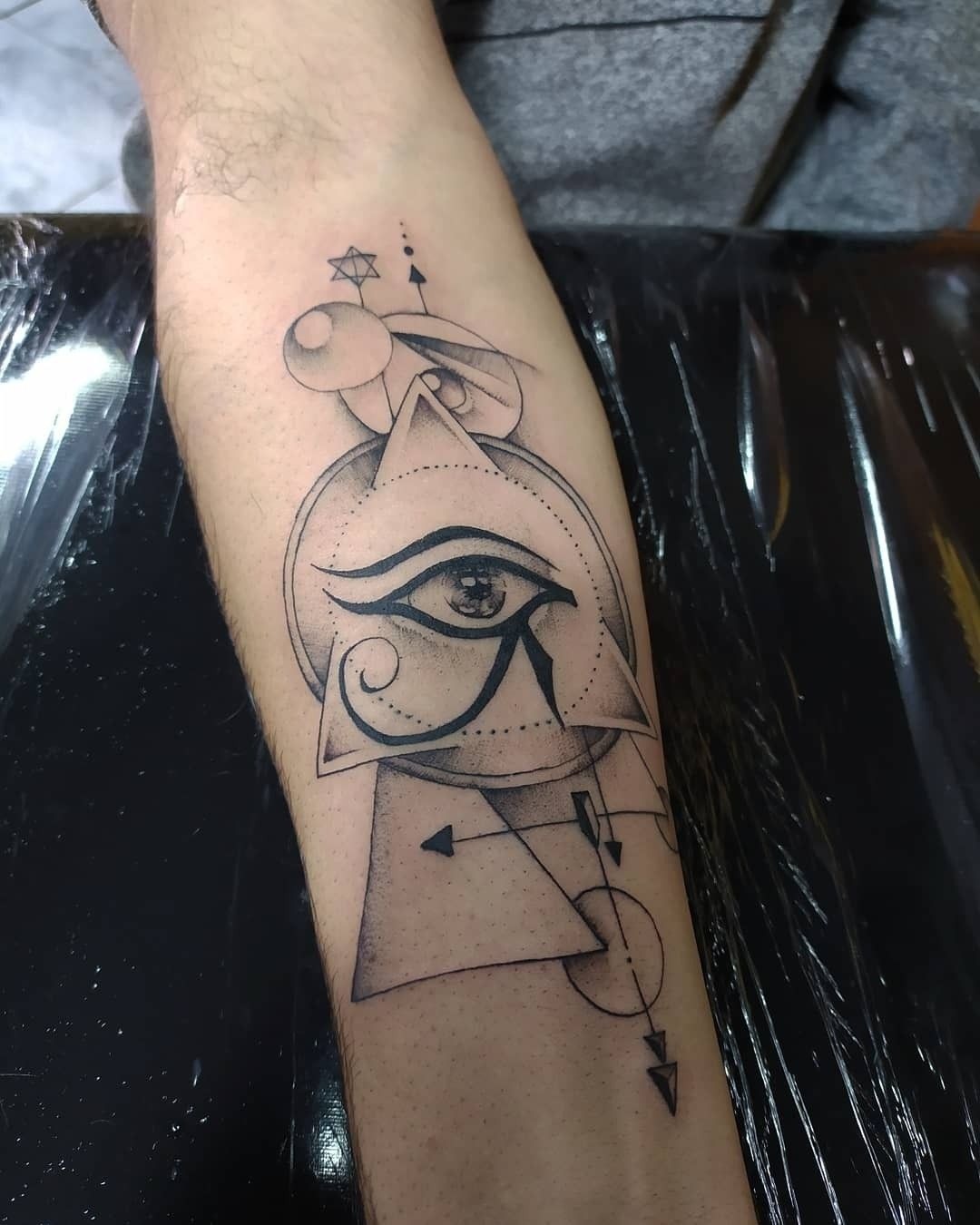 Watercolor Horus Eye Tattoo Tattoo Design
