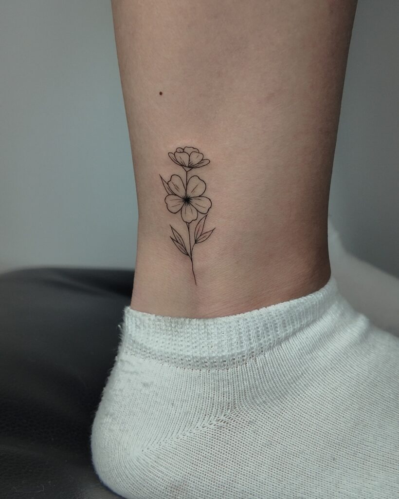 Fine Line Primrose Tattoo Tattoo Design
