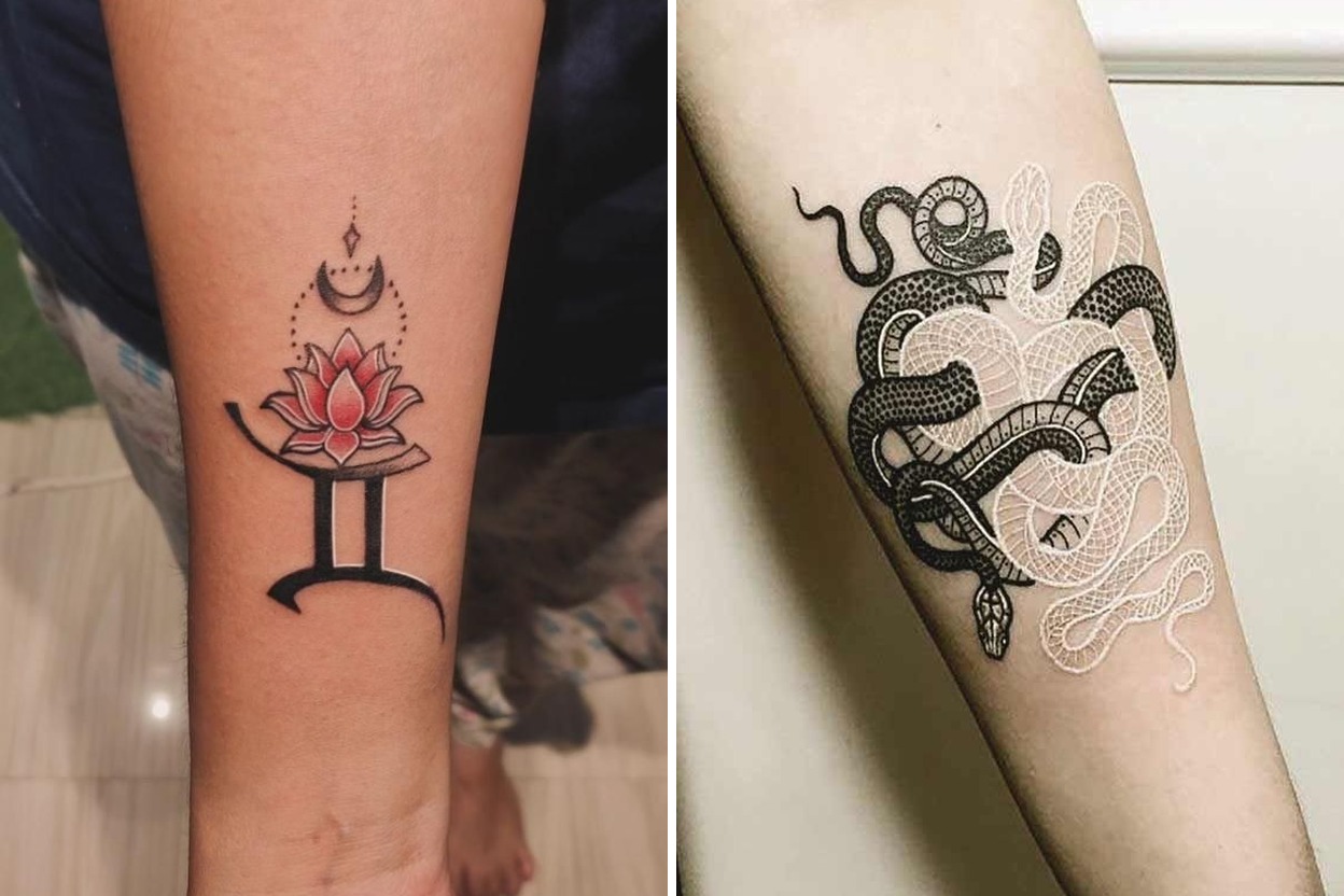 27+ Small Gemini Tattoo Ideas That Beautifully Capture Both Sides Of Your Personality