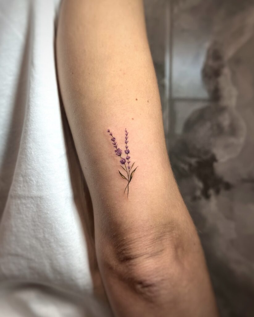 Lavender Sprigs Tattoo Tattoo Design