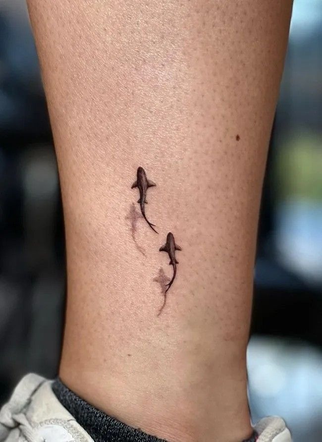 Matching Tiny Fish Tattoo Tattoo Design