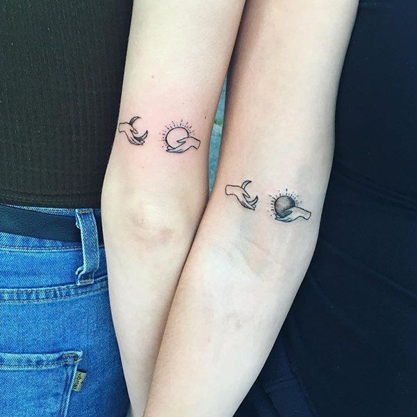 Minimalist Mouse Heart Tattoo Design