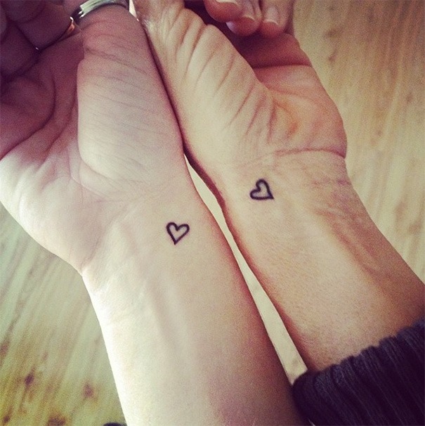 Playful Avian Motif Tattoo Design