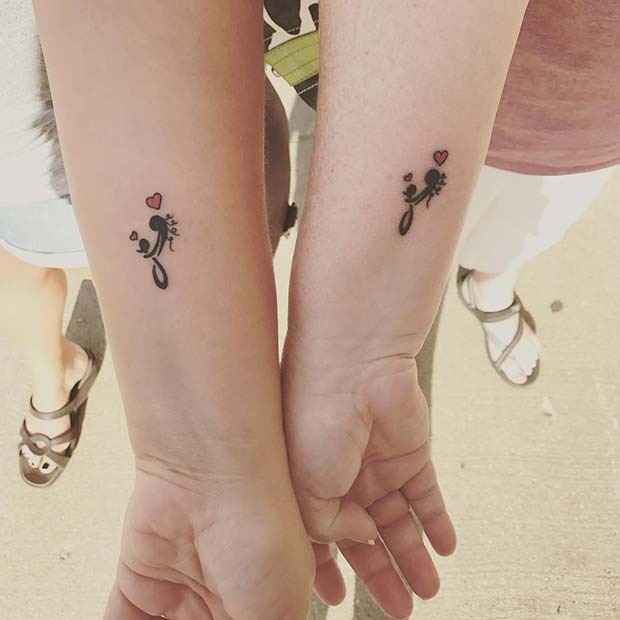 Rose Vines on Ankles Tattoo Design