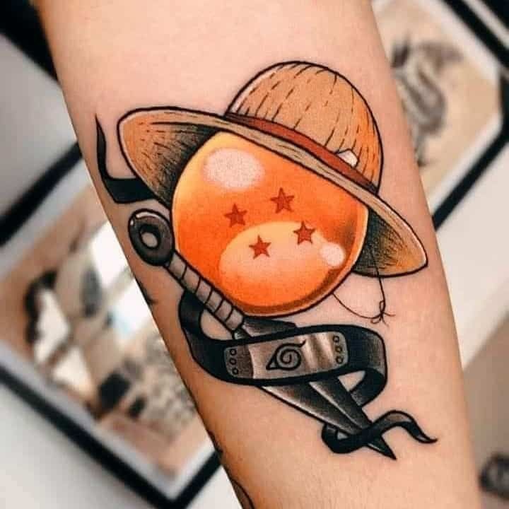 Anime Crossover Fusion Tattoo Tattoo Design