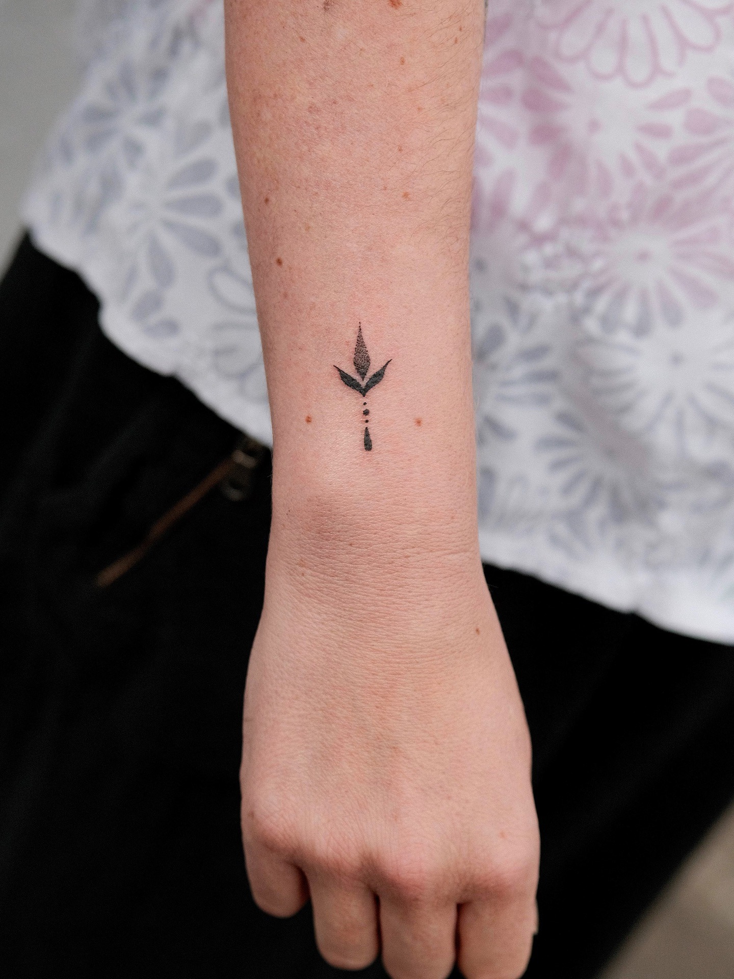 Tiny Geometric Arrow Wrist Tattoo Tattoo Design