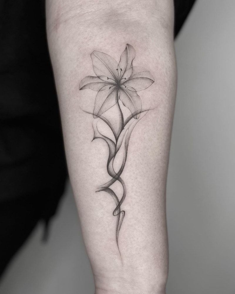 Dense Mist Forearm Tattoo Tattoo Design