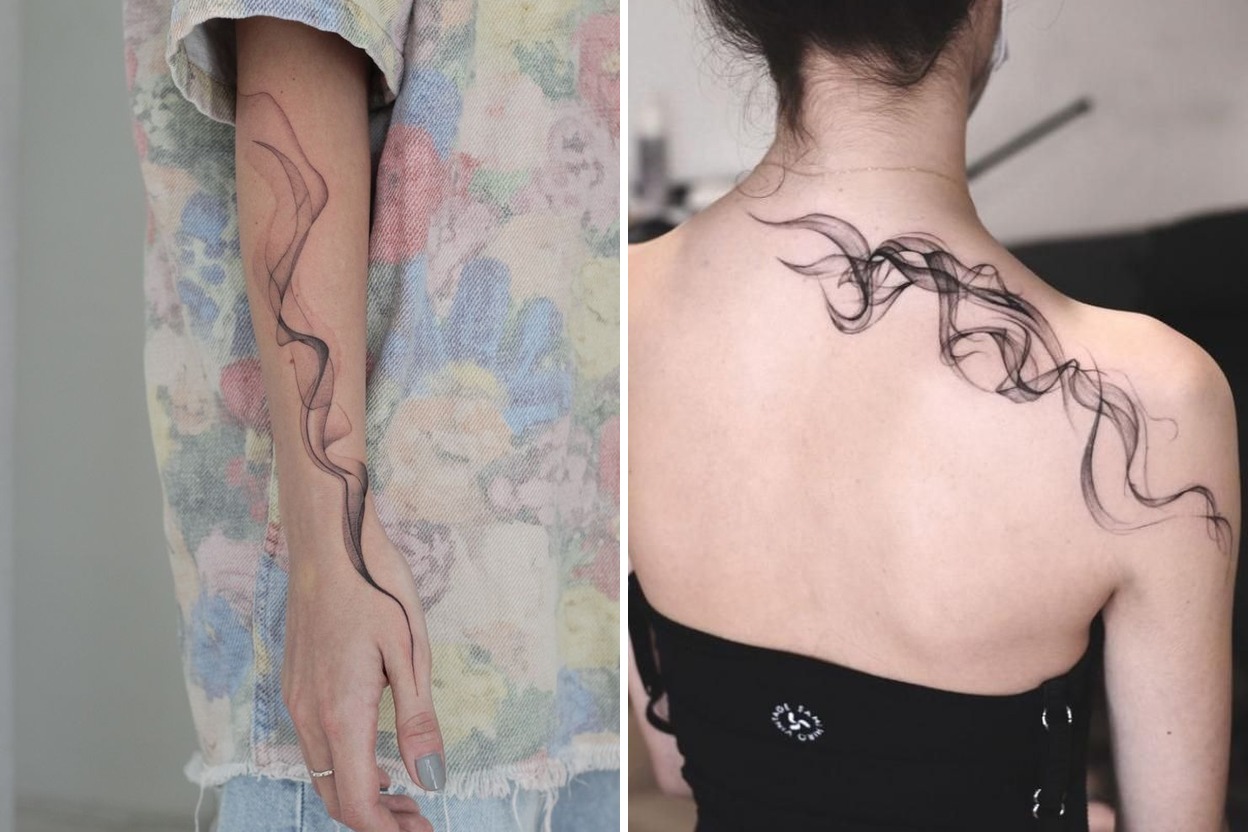 32+ Smoke Tattoo Ideas & Inspiration Featured Lookbook Collage