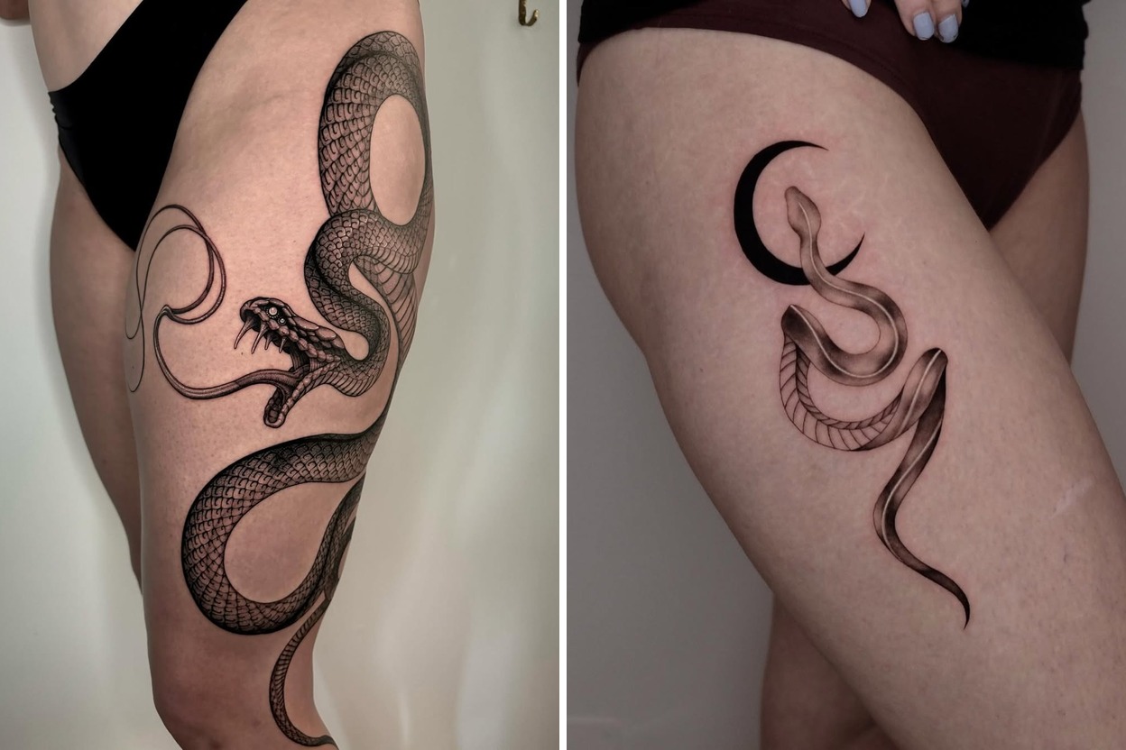 52+ Snake Tattoo Ideas For Expressive Body Art Featured Lookbook Collage