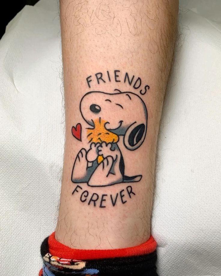 Friends Forever Snoopy And Woodstock Tattoo Tattoo Design