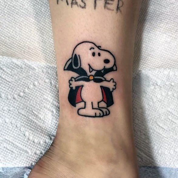 Halloween Vampire Snoopy Tattoo Tattoo Design