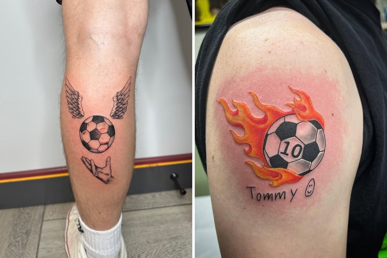 25+ Soccer Tattoo Ideas & Inspiration Featured Lookbook Collage