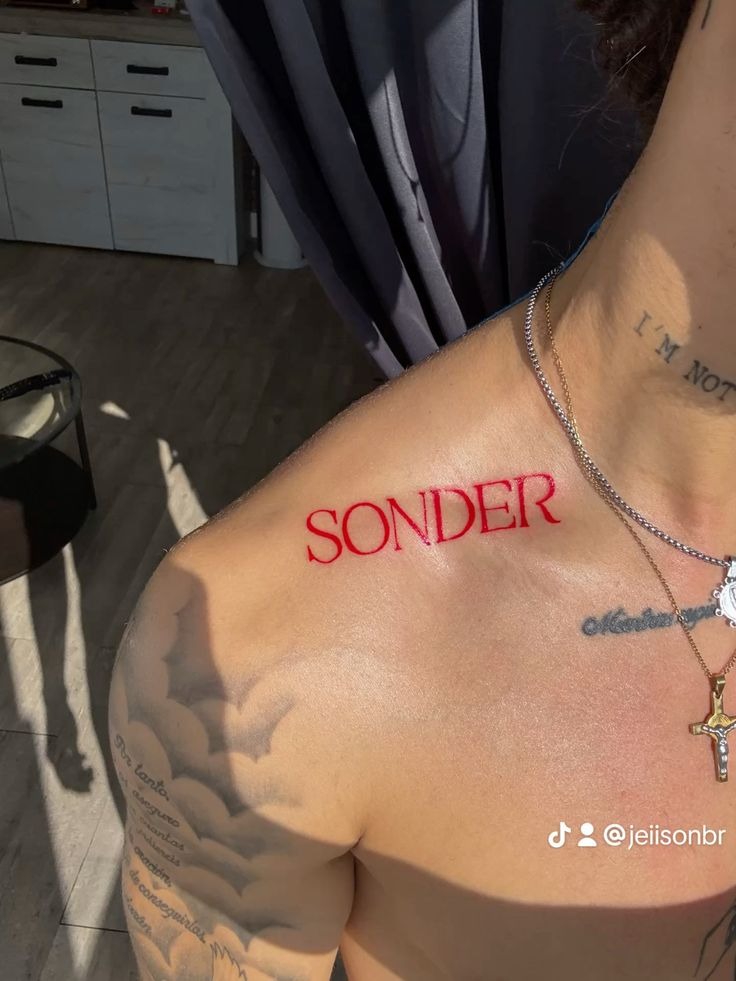 Layered Shadow Sonder Forearm Tattoo Design