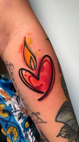 My Chemical Romance Wrist Tattoo with Quiet Defiance Tattoo Design