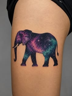 Cracked Space-Time Planet Design Tattoo Design