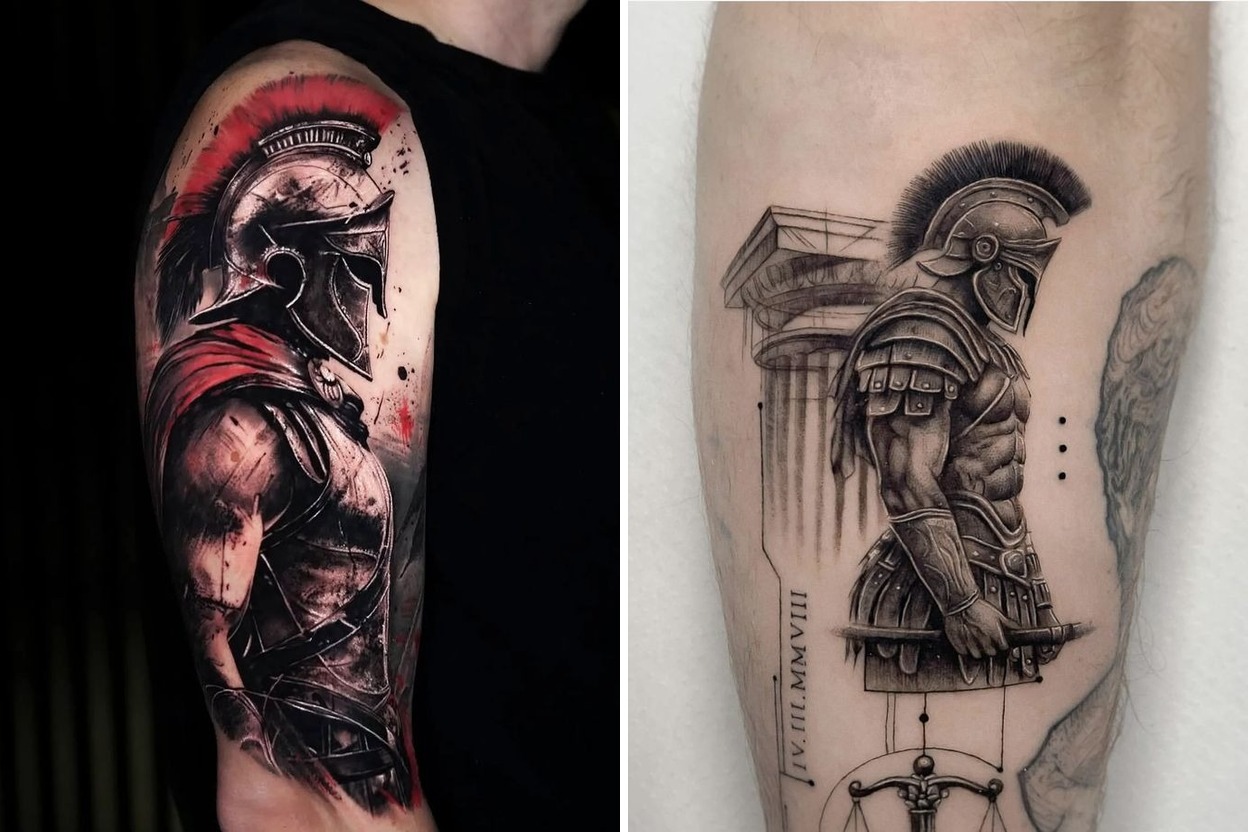 23+ Spartan Tattoo Ideas For that Channel Strength Honor and Timeless Grit Featured Lookbook Collage