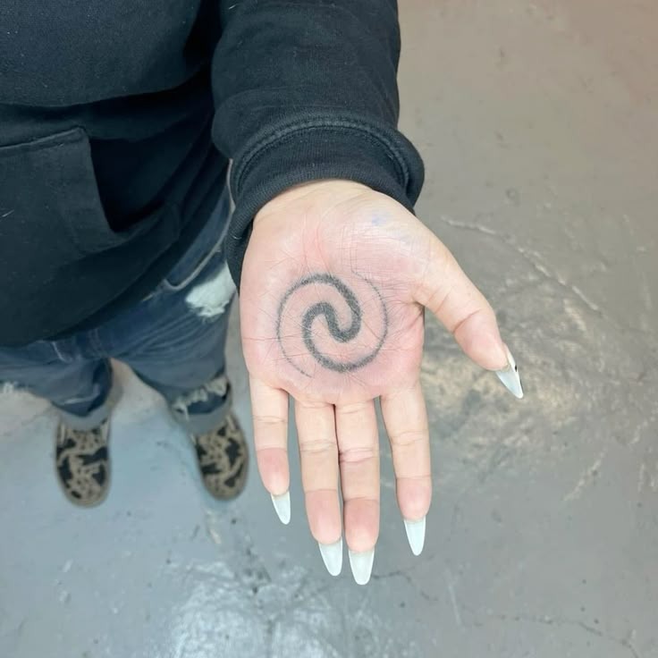 Palm Spiral Tattoo Tattoo Design