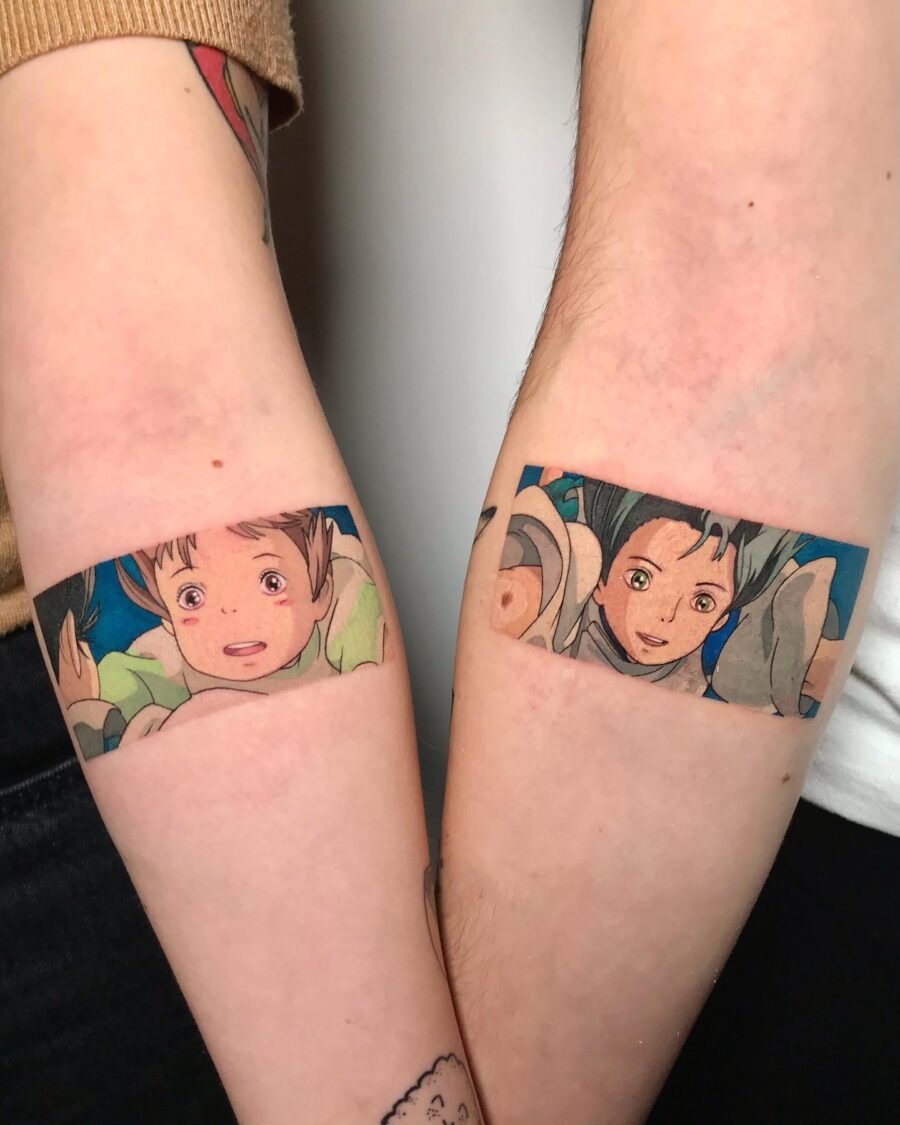 Captivating Spirited Away Character Tattoos Tattoo Design