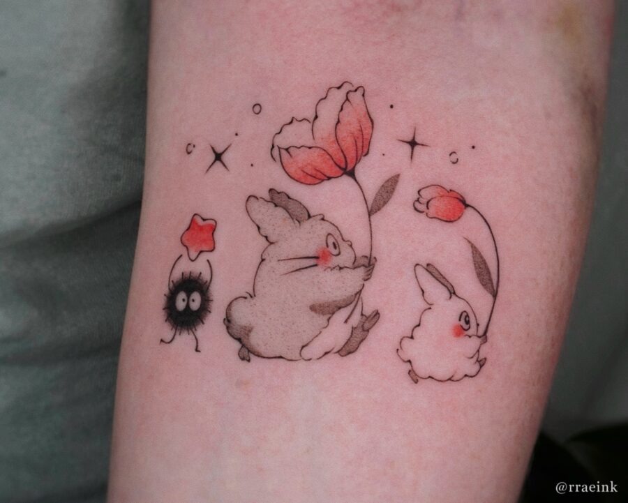 Charming Spirited Away Bunny Tattoo Design Tattoo Design
