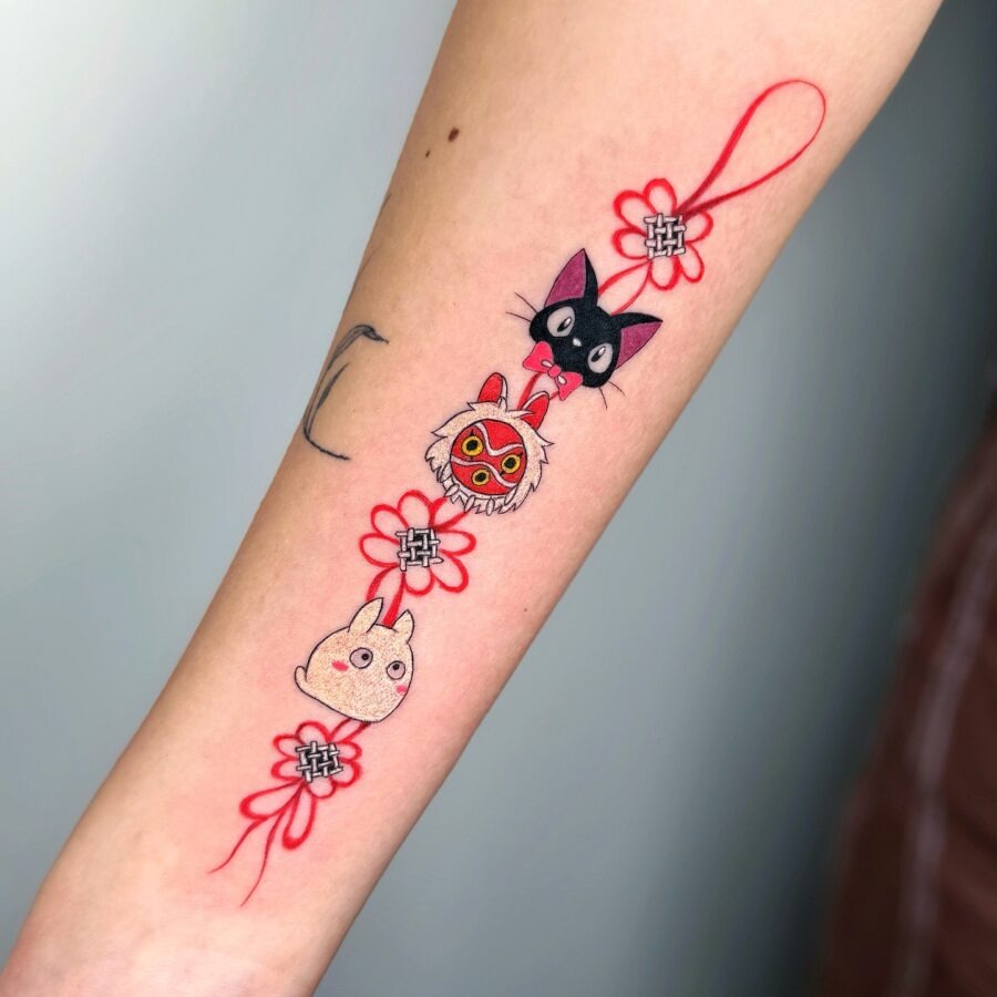 Charming Spirited Away Character Tattoo Design Tattoo Design