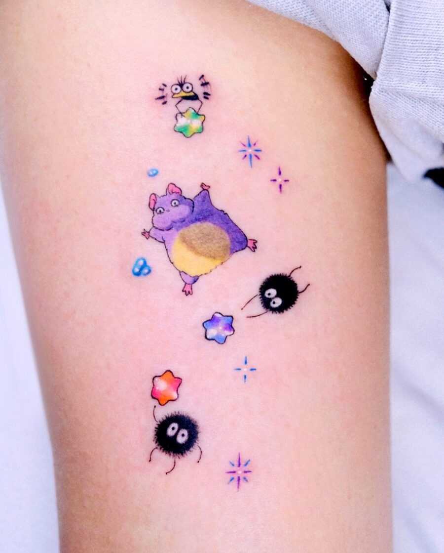 Charming Spirited Away Character Tattoo Design Tattoo Design