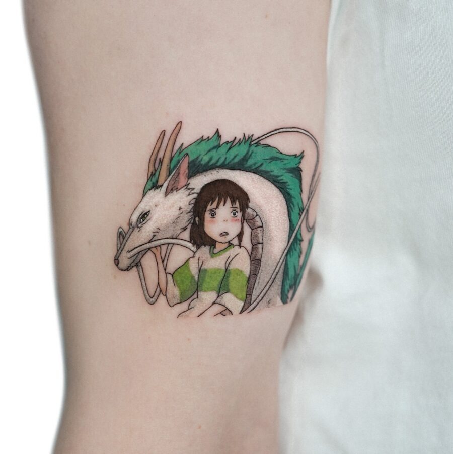 Enchanting Spirited Away Character Tattoo Design Tattoo Design