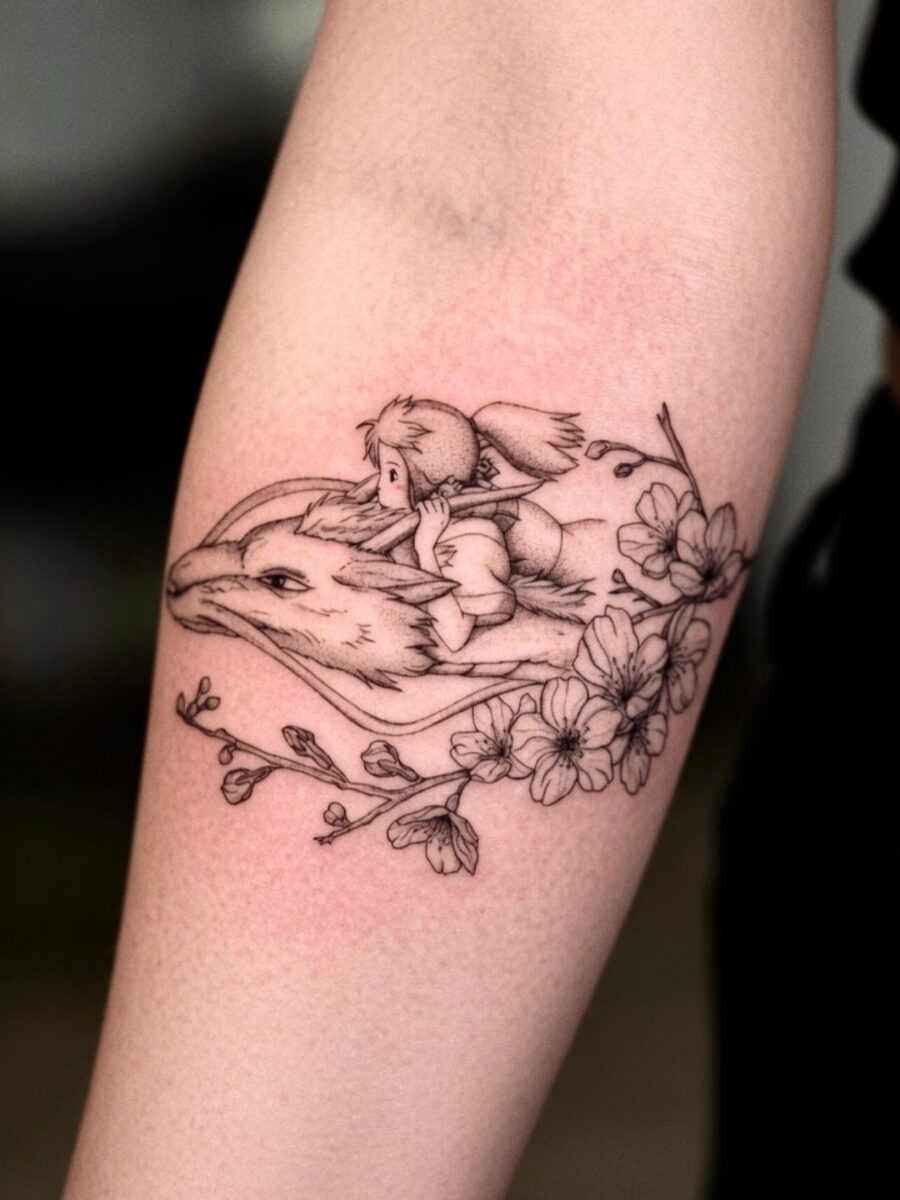 Enchanting Spirited Away Tattoo Design Tattoo Design