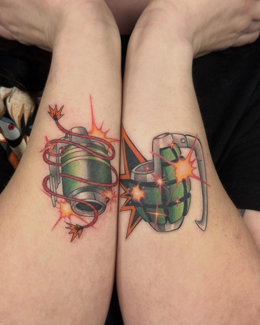Explosive designs inspired by Spirited Away Tattoo Design