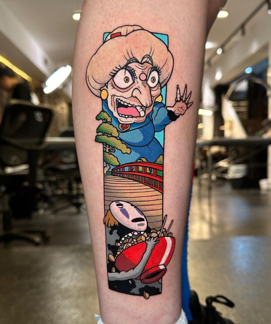 Yubaba and No-Face Tattoo Design Inspiration Tattoo Design