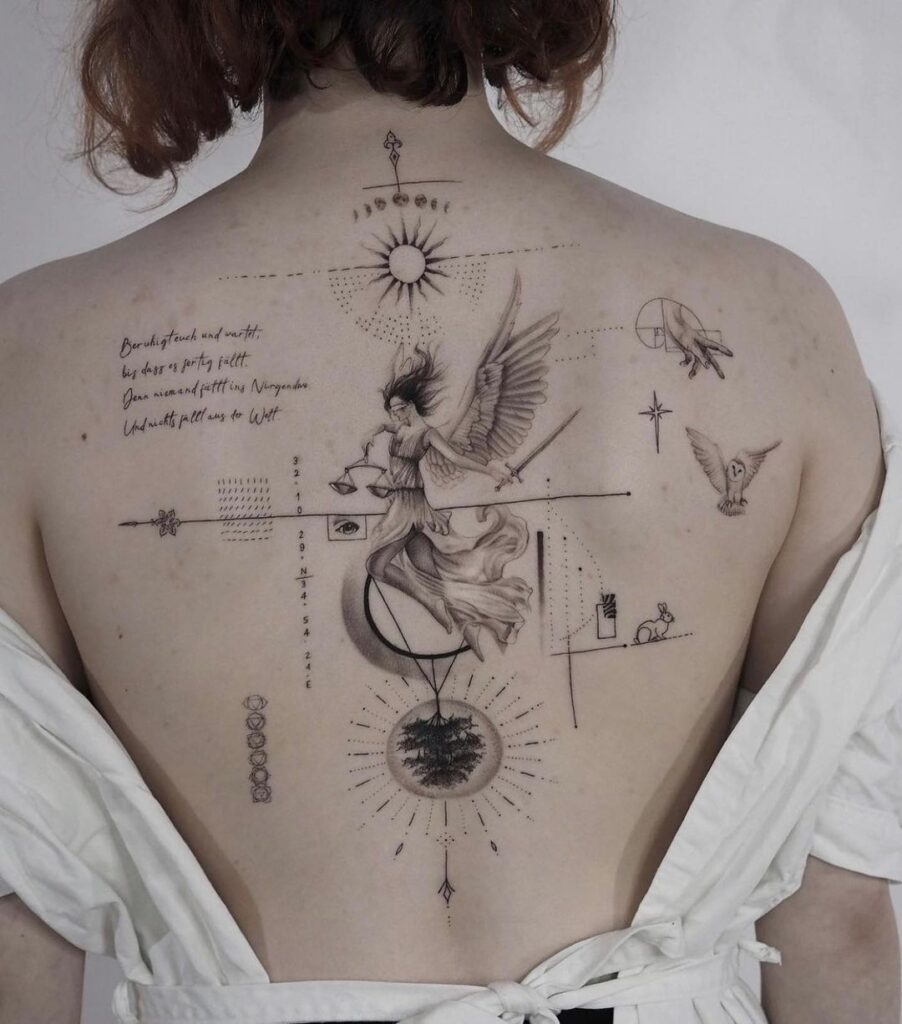 Angelic Justice Tattoo Design Tattoo Design