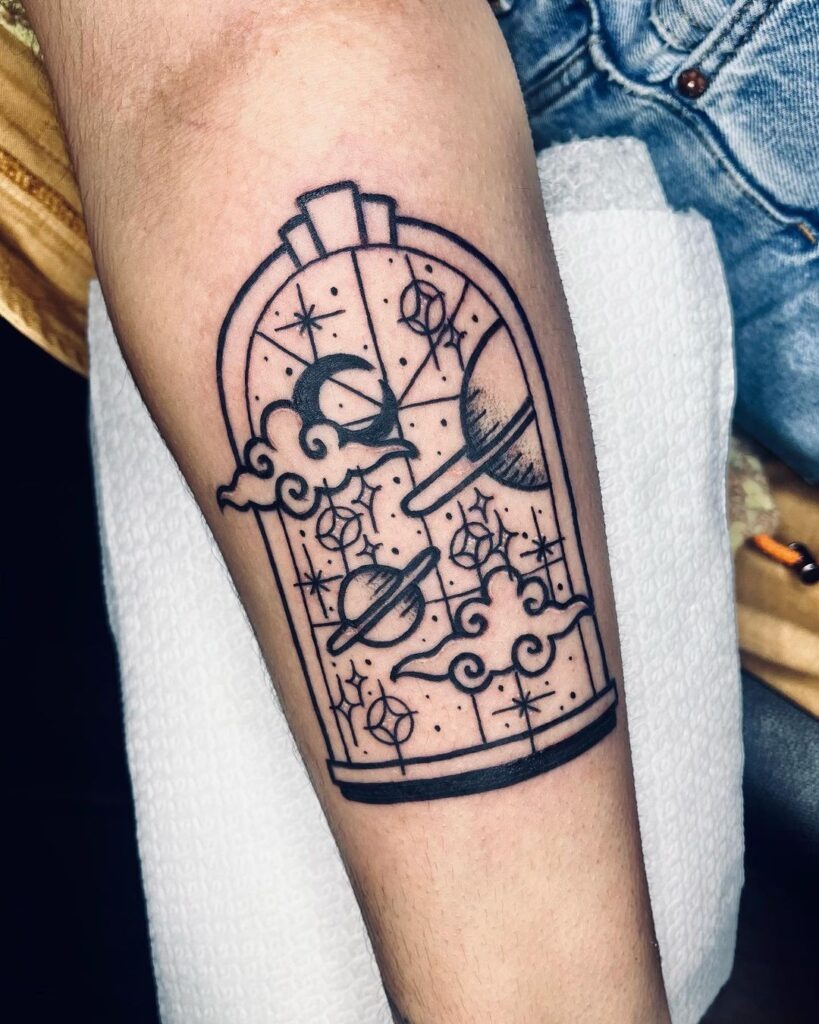 Celestial Window Tattoo Design Tattoo Design