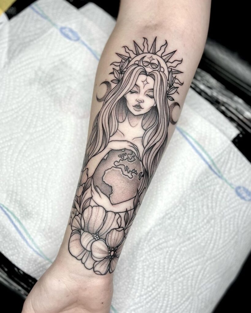 Goddess of Earth Tattoo Design Tattoo Design