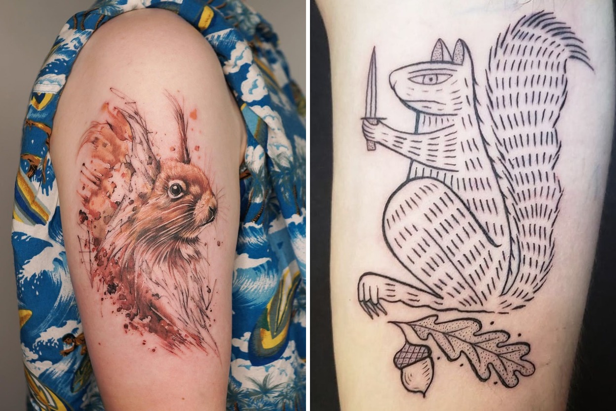 29+ Squirrel Tattoo Ideas That Make a Bold Artistic Statement Featured Lookbook Collage