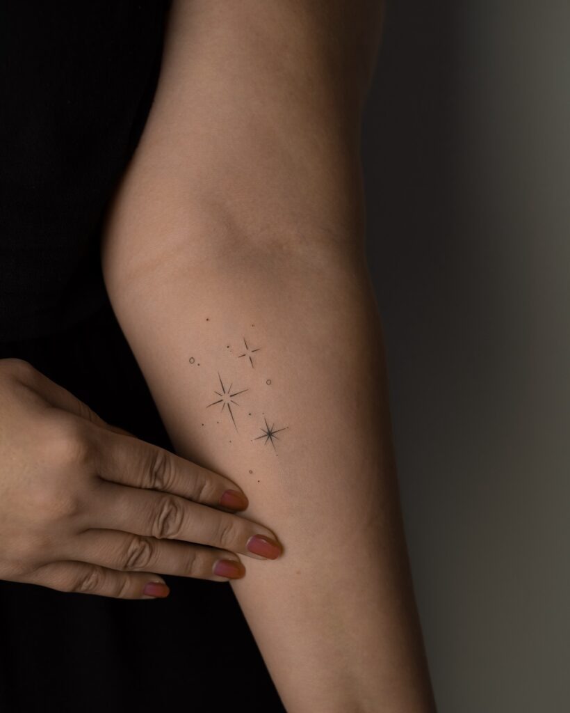 Minimalist Star Cluster Tattoo Tattoo Design