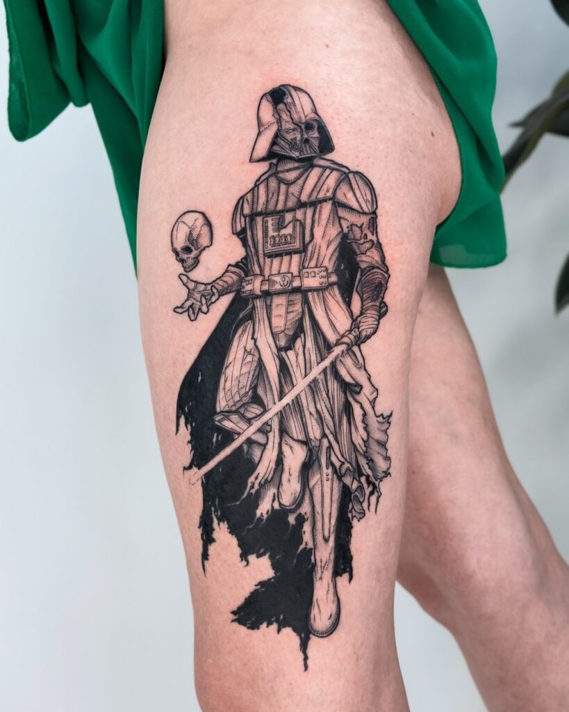 Dark Lord’s Reaper Tattoo Tattoo Design