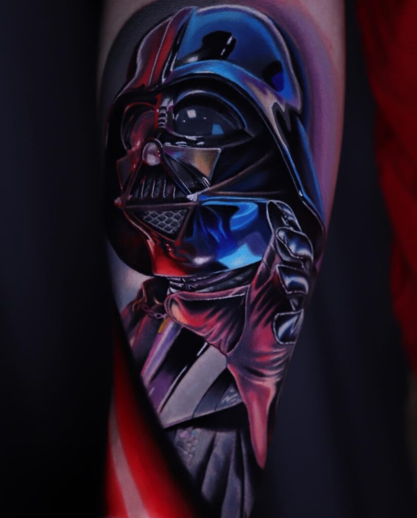 Darth Vader’s Force Choke Tattoo Tattoo Design