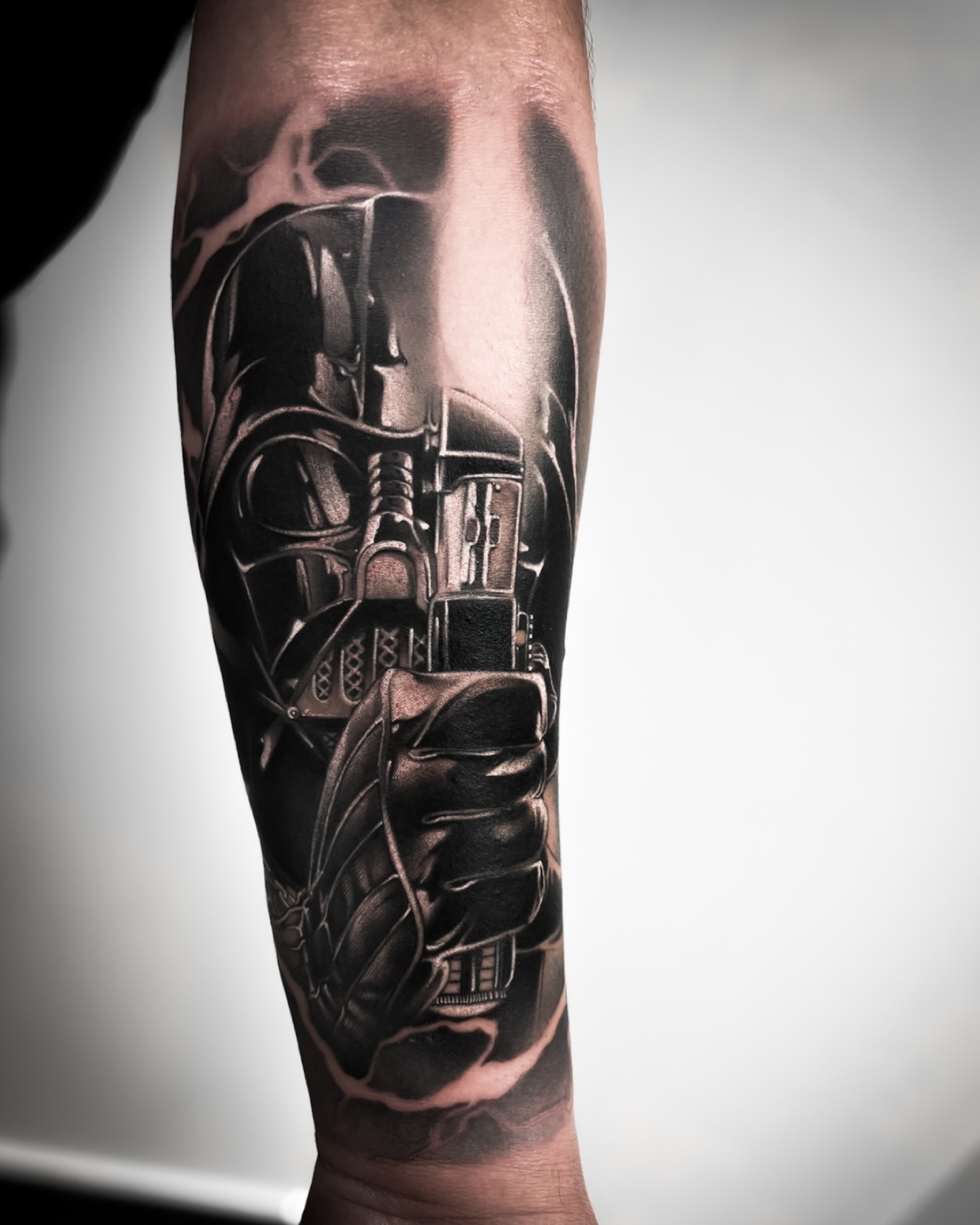 Darth Vader’s Power Grip Tattoo Tattoo Design