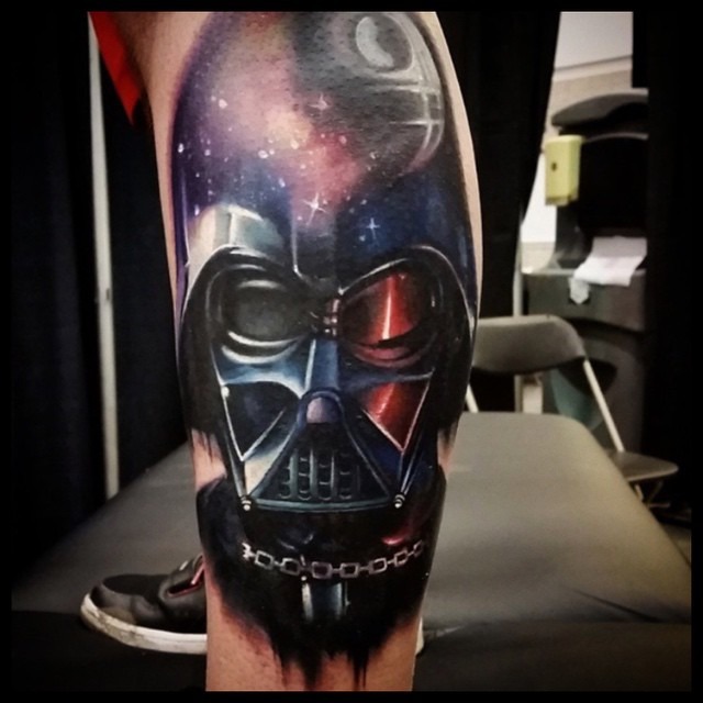 Galactic Darth Vader Tattoo Tattoo Design