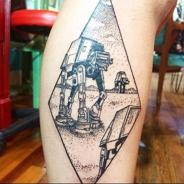 AT-AT Walk Star Wars Tattoo Tattoo Design