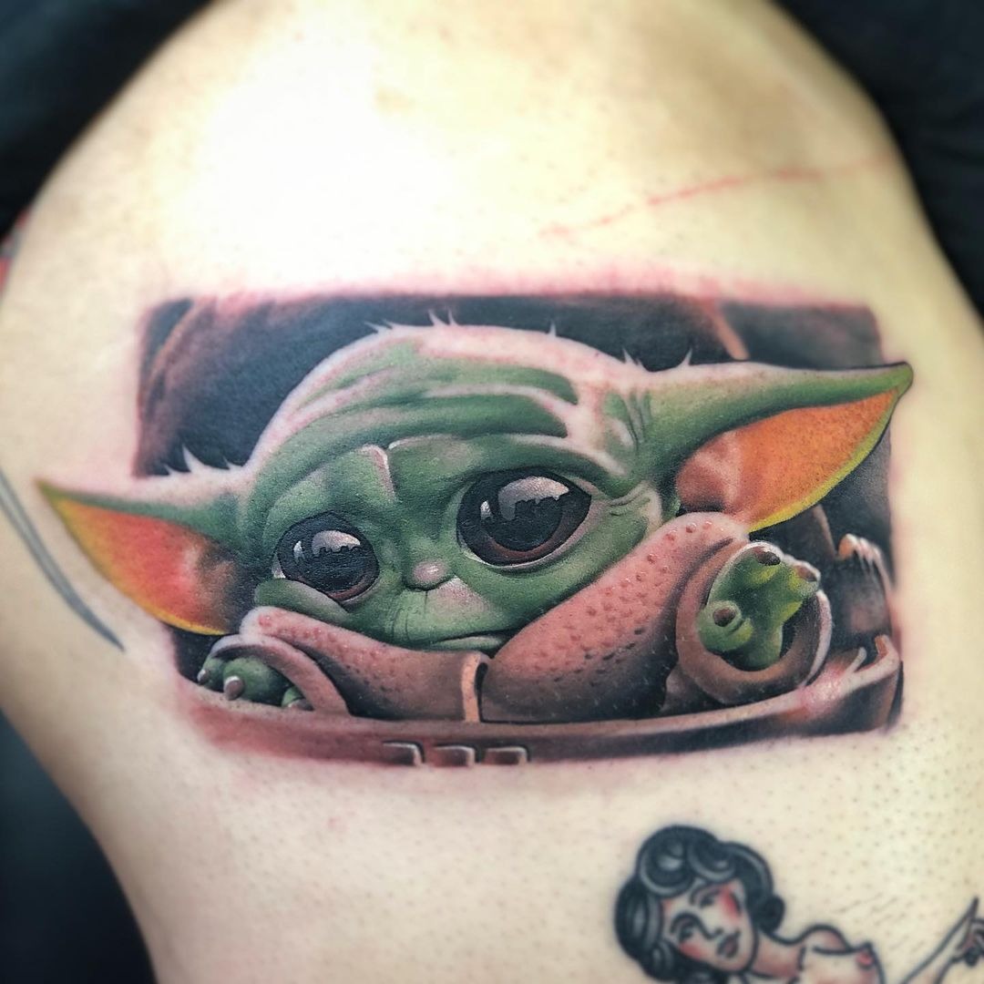 Baby Yoda Star Wars Tattoo Tattoo Design
