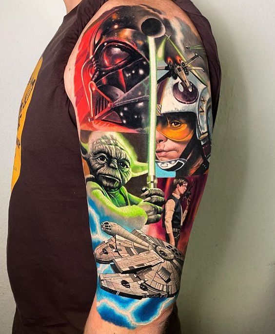 Comic Book Star Wars Tattoo Tattoo Design