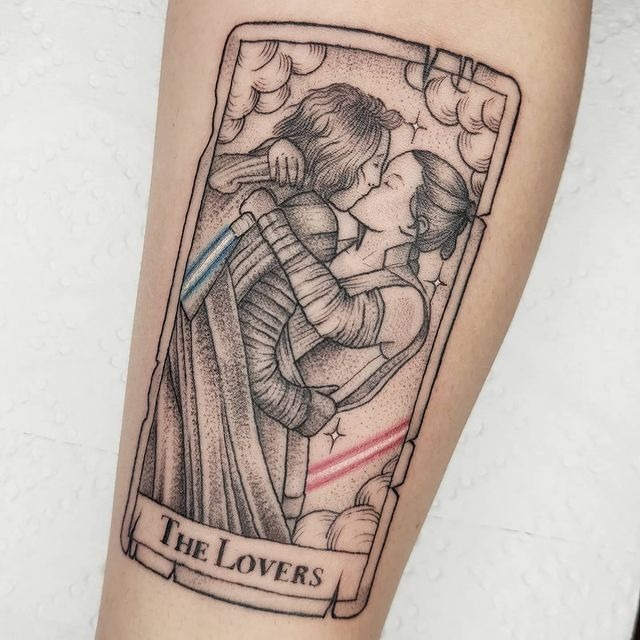 Lovers Tarot Star Wars Tattoo Tattoo Design