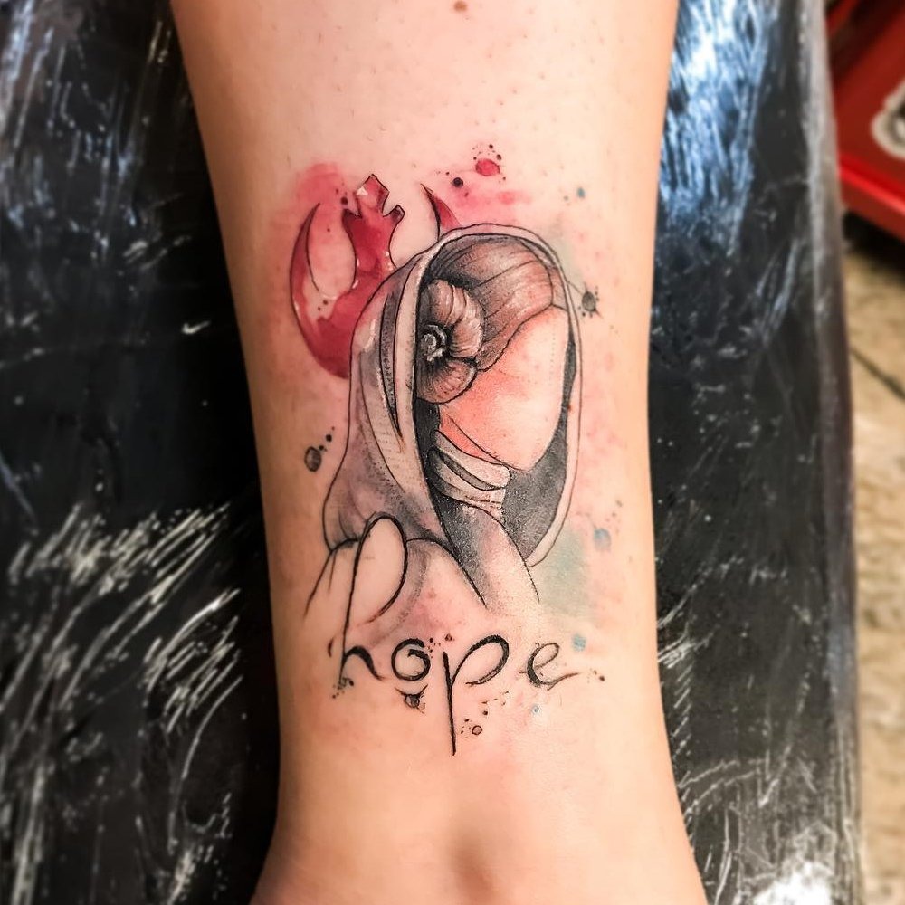 Princess Leia Star Wars Tattoo Tattoo Design