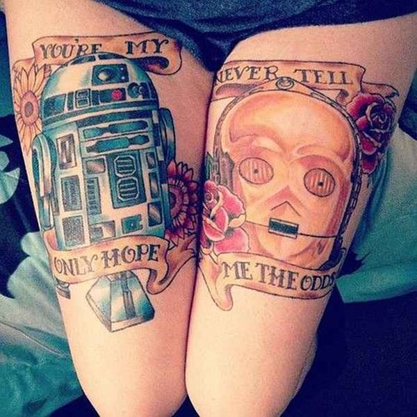 R2-D2 C-3PO Star Wars Tattoo Tattoo Design