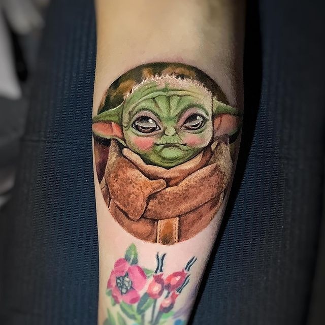 Soft Grogu Star Wars Tattoo Tattoo Design