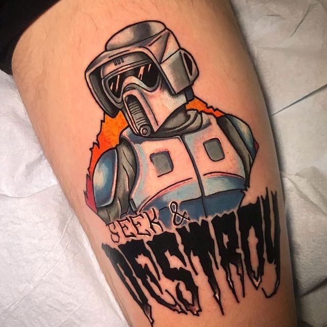Speeder Stormtrooper Star Wars Tattoo Tattoo Design